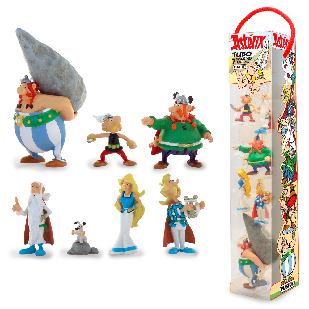 Plastoy 70385 Asterix Dorfbewohner 7 cm NEU OVP 7 Figuren