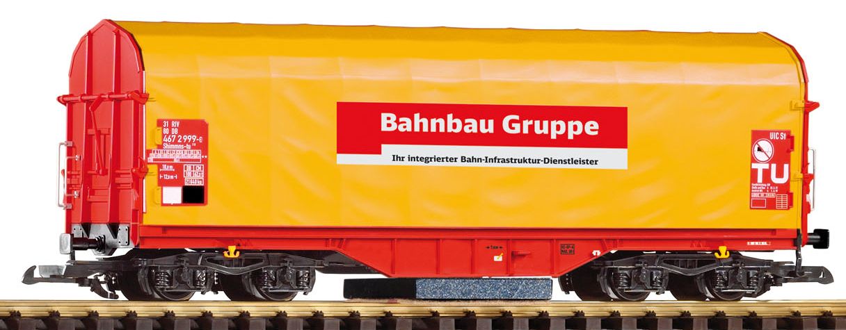 Piko 37720 Schienenreinigungswgn "Bahnbau" V + Zubehör Spur G