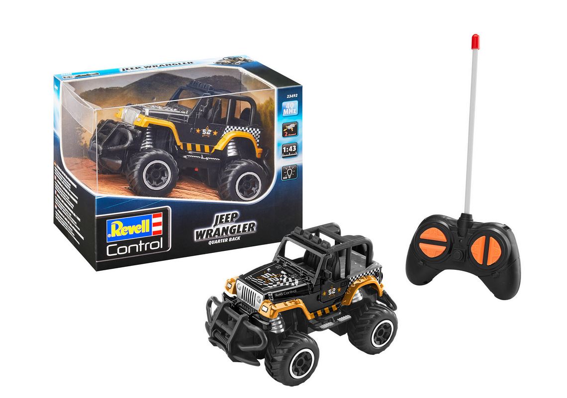 Revell 23492 RC Car Jeep Wrangler "Quarter Back" Ferngesteuert 1:43