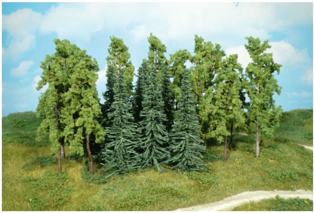 Heki 1416 15 Bäume und Tannen 12-16 cm Neu OVP