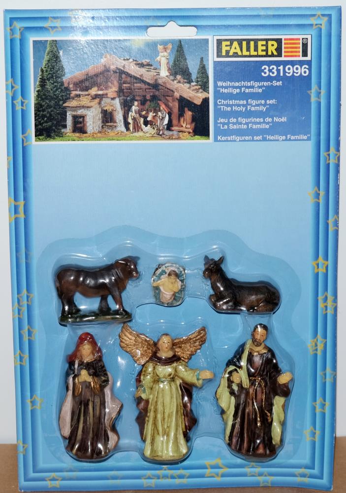 Faller 331996 Krippen-/Weihnachtsfiguren-Set Heilige Familie 1:22,5 Spur G
