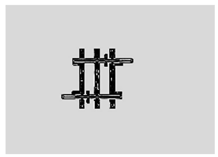 Märklin 2204 Gerades Gleis - 22,5 mm - Spur H0 - Neu