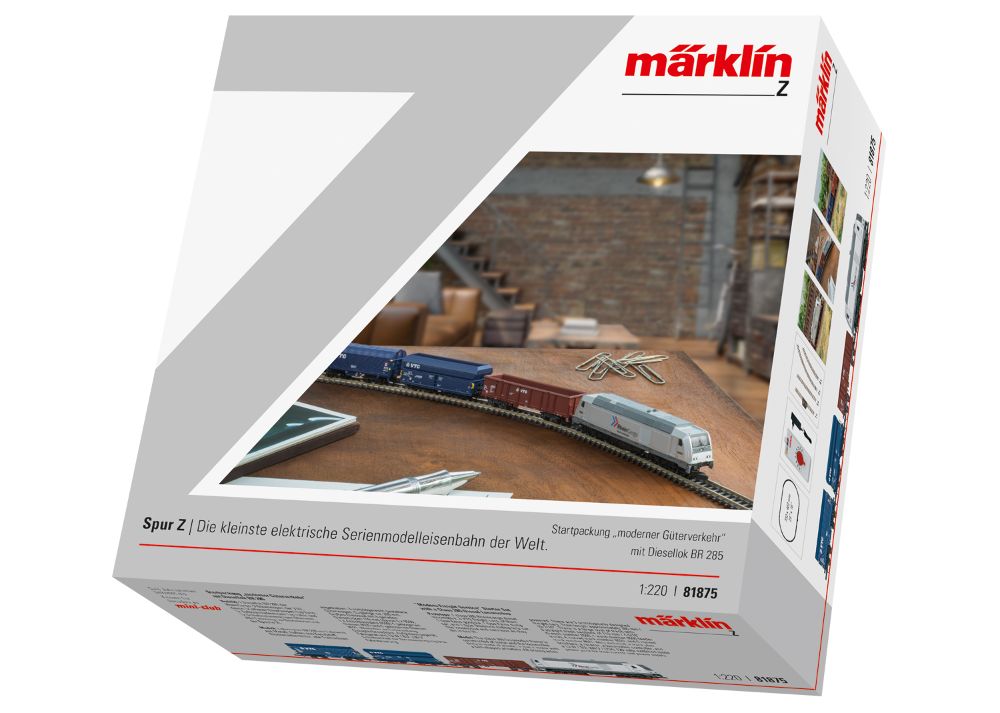 Märklin 81875 Startpackung moderner Güterverkehr 1:220 Spur Z