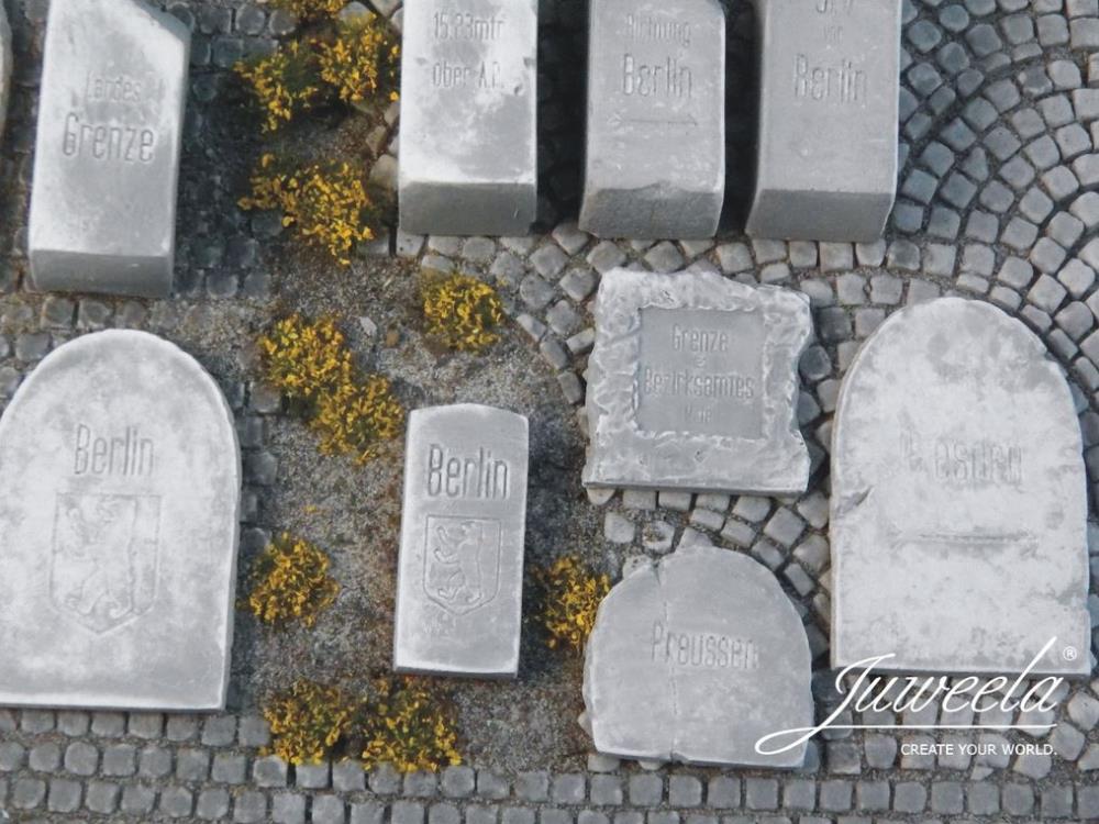 Juweela 22089 Kilometersteine Berlin - 20 Teile - 1:24 - Neu - OVP