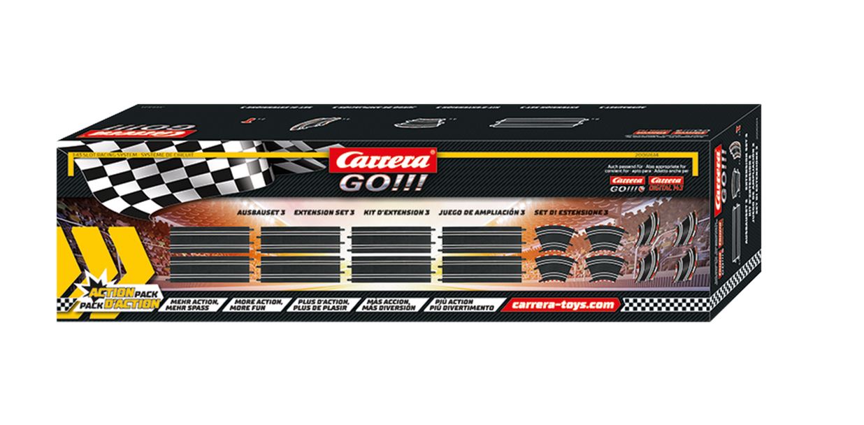 Carrera 20061614 Ausbauset 3 DIGITAL 143 Carrera GO!!! Neu OVP