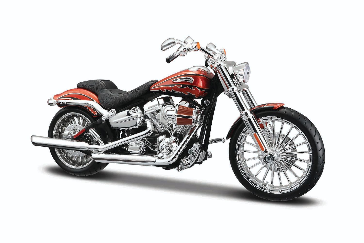 Maisto 32327 Harley-Davidson CVO Breakout '14 orange 1:12 Neu