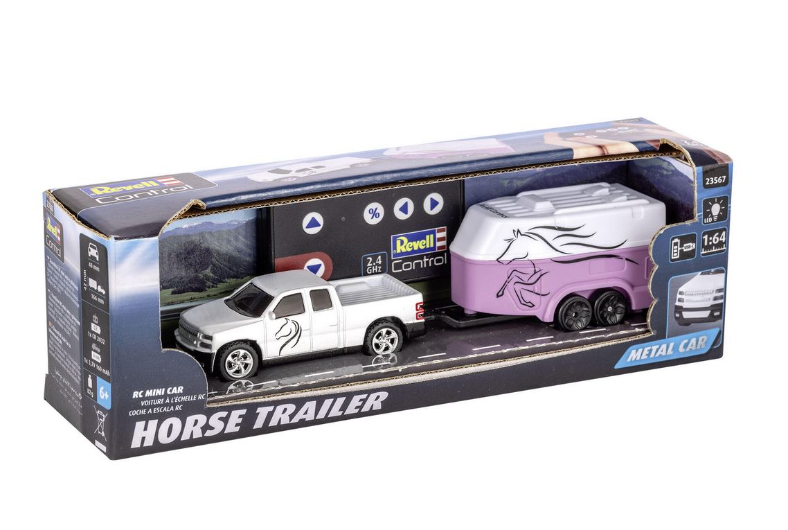 Revell 23567 Mini RC Car mit Pferdetransporter Ferngesteuert Neu