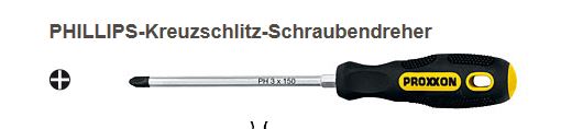 Proxxon 22060 FLEX-DOT-Philips2-Kreuzschlitz-Schraubendreher