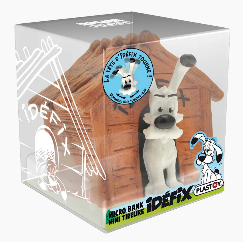 Plastoy 80070 Idefix-Hütte 8 cm NEU OVP Mini-Spardose Hund