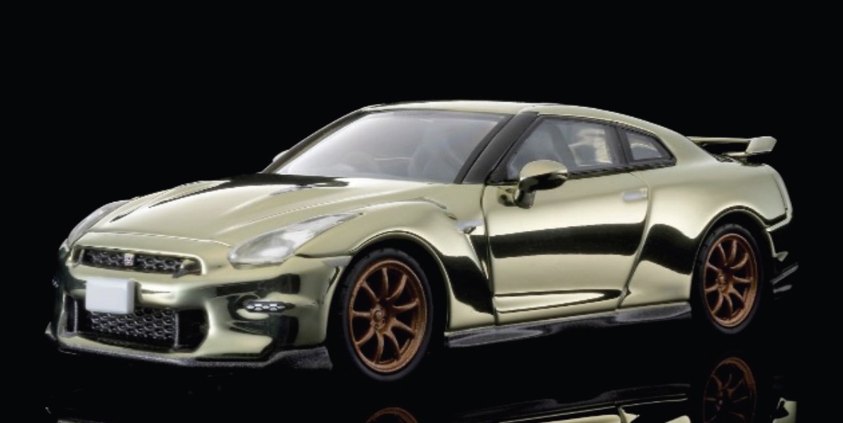 Tomytec 336532 LV-N Nissan GT-R r-spec 2024 millennium-jade 1:64