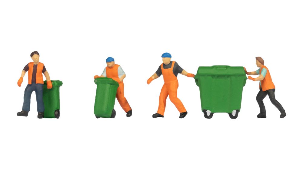Noch 45027 Müllabfuhr 1:120 Spur TT NEU OVP Figuren