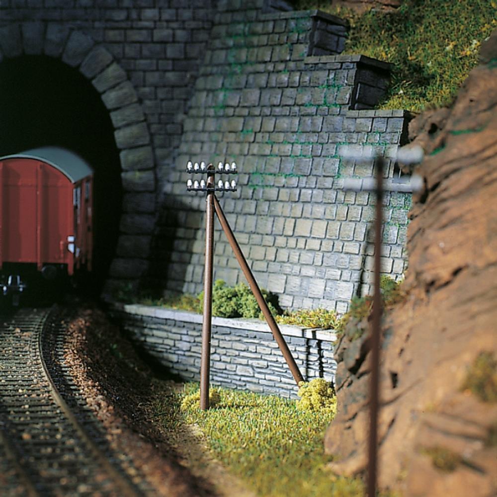 Auhagen 41204 Telegrafenmasten - Spur H0 -  Neu - OVP