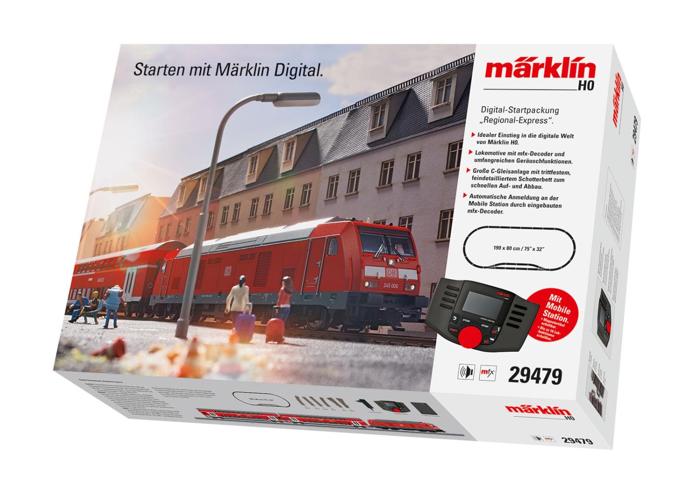 Märklin 29479 Digital-Startpackung Regional-Express 1:87 Spur H0