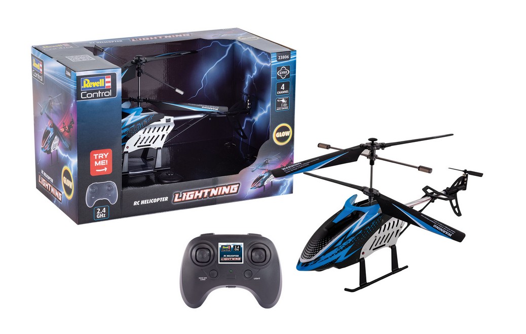 Revell 23806 RC Helicopter Lightning blau Ferngesteuerter Hubschrauber