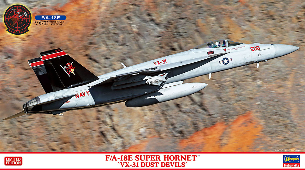 Hasegawa 02424 FA-18E Super Hornet VX-31 Dust Devils 1:72 Bausatz