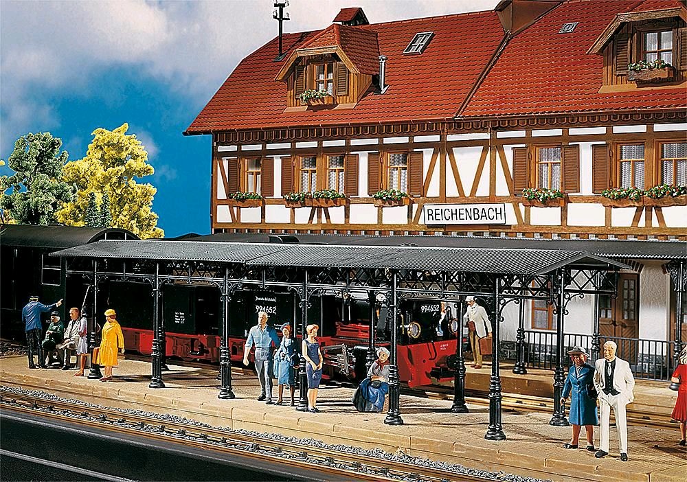 Pola 330908 Überdachter Bahnsteig 1:22,5 Spur G Bausatz Neu OVP