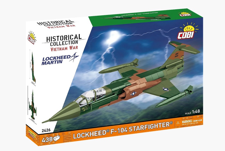 Cobi 2426 Lockheed F-104 Starfighter 1:48 Bausatz Neu OVP