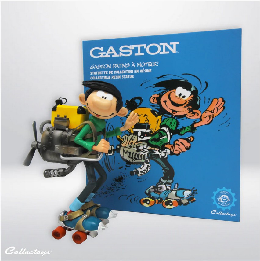 Plastoy 00326 Gaston Erfindung Motorrollschuhe 16 cm NEU OVP Figur
