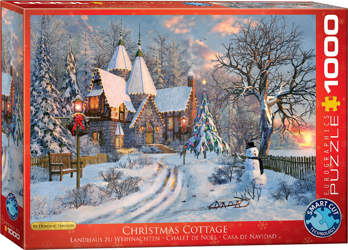 EUROGRAPHICS 6000-0790 Weihnachtshütte 1000 Teile Puzzle NEU OVP