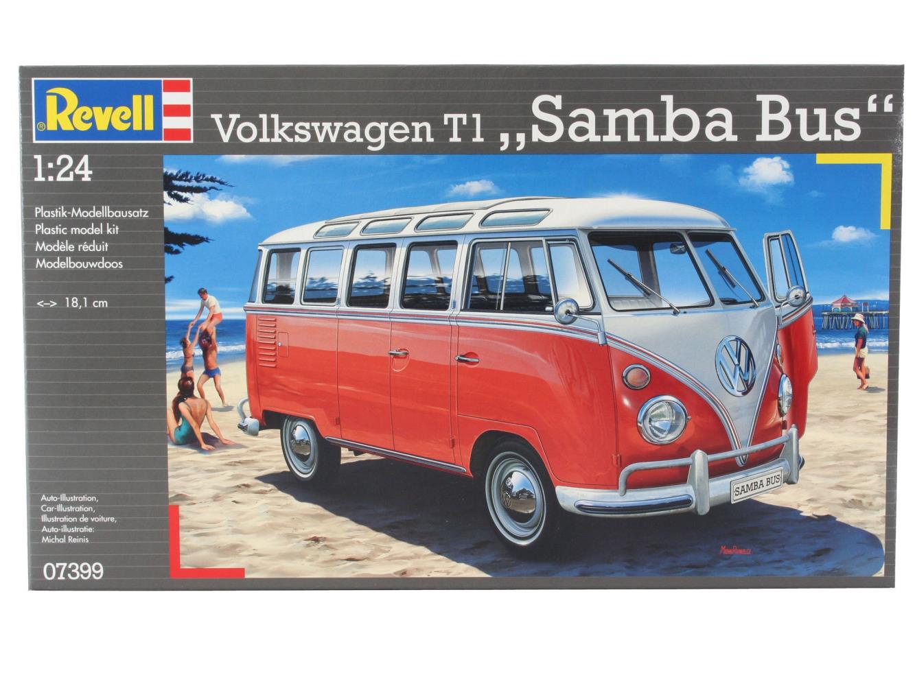 Revell 07399 Volkswagen T1 "Samba Bus" 1:24 Bausatz Neu OVP