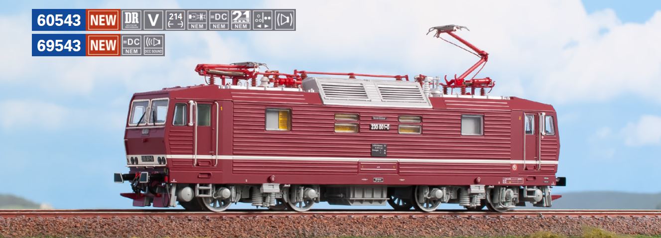 ACME 69543 E-Lok BR 230 001-0 DR Zustand 1991 1:87 Spur H0 DCC
