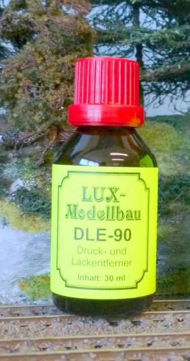 Lux 9001 DLE-90 Druck- und Lackentferner 30 ml Glasflasche Neu