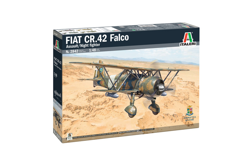 Italeri 2842 FIAT CR.42 Falco Assault/Night Fighter 1:48 Bausatz