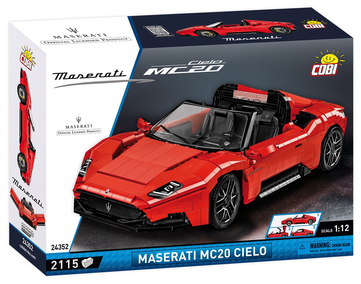 Cobi 24352 Maserati MC20 Cielo 1:12 Bausatz Neu OVP 2115 PCS