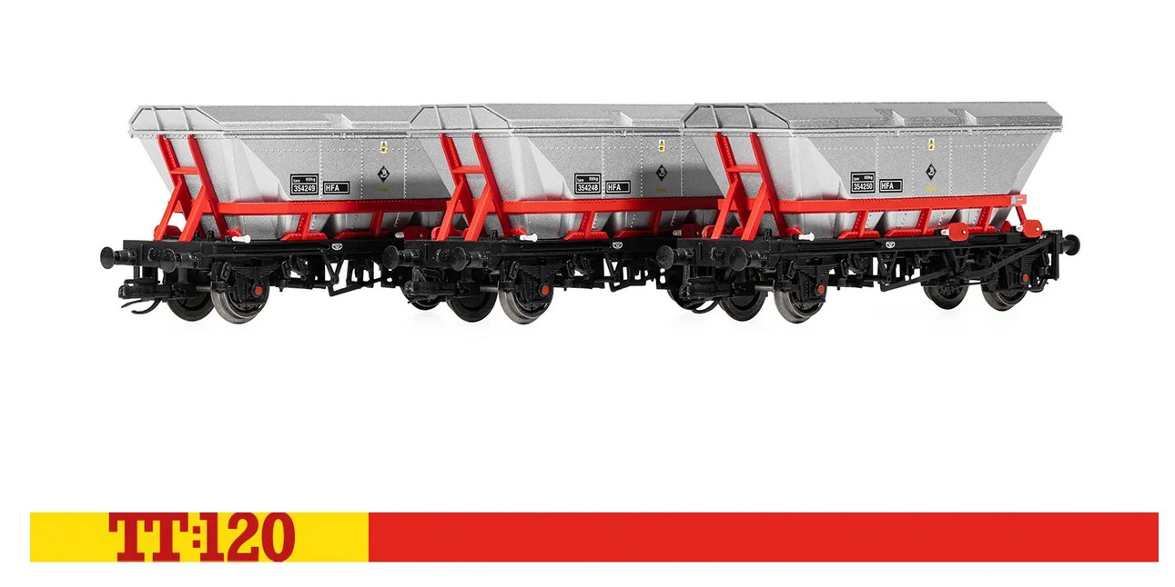 Hornby TT6036 EWS HFA - Hopper Wagon Canopy - Triple Pack Spur TT