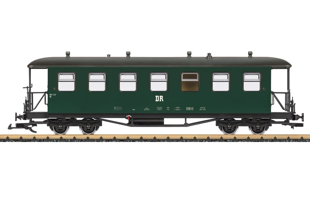 LGB 36372 DR Personenwagen Bauart KB 1:22,5 Spur G NEU OVP