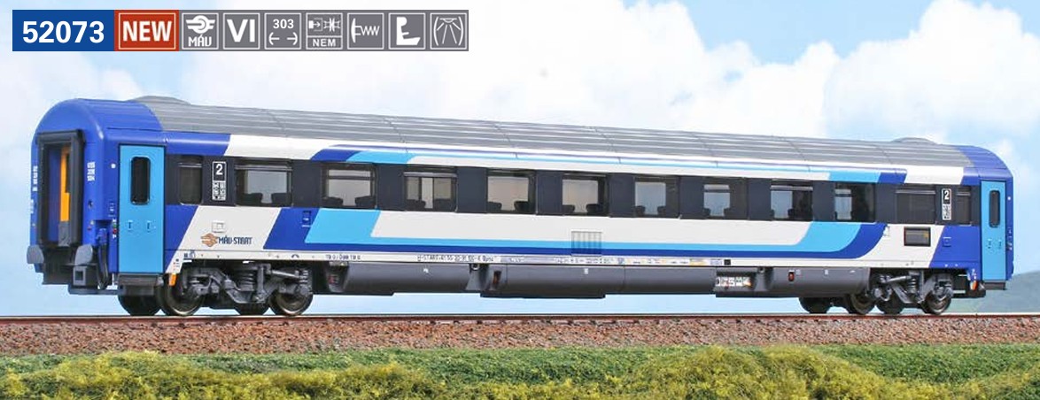 ACME 52073 Großraumwg. Bpmz 2.Klasse MAV 1:87 Spur H0 DC NEU