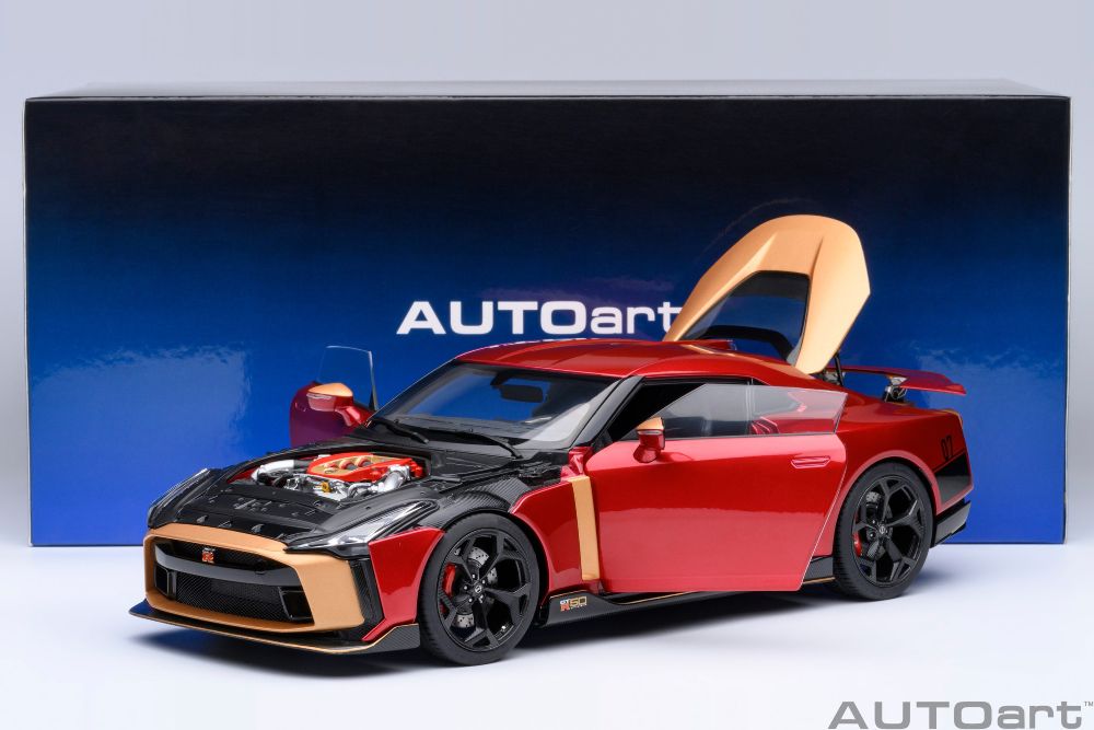 AUTOart 77514 Nissan GT-R50 by Italdesign (Metallic Red/Gold) 1:18