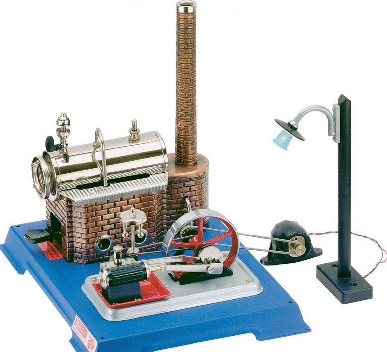 Wilesco 00105 Dampfmaschine D105 Licht-Edition Neu OVP