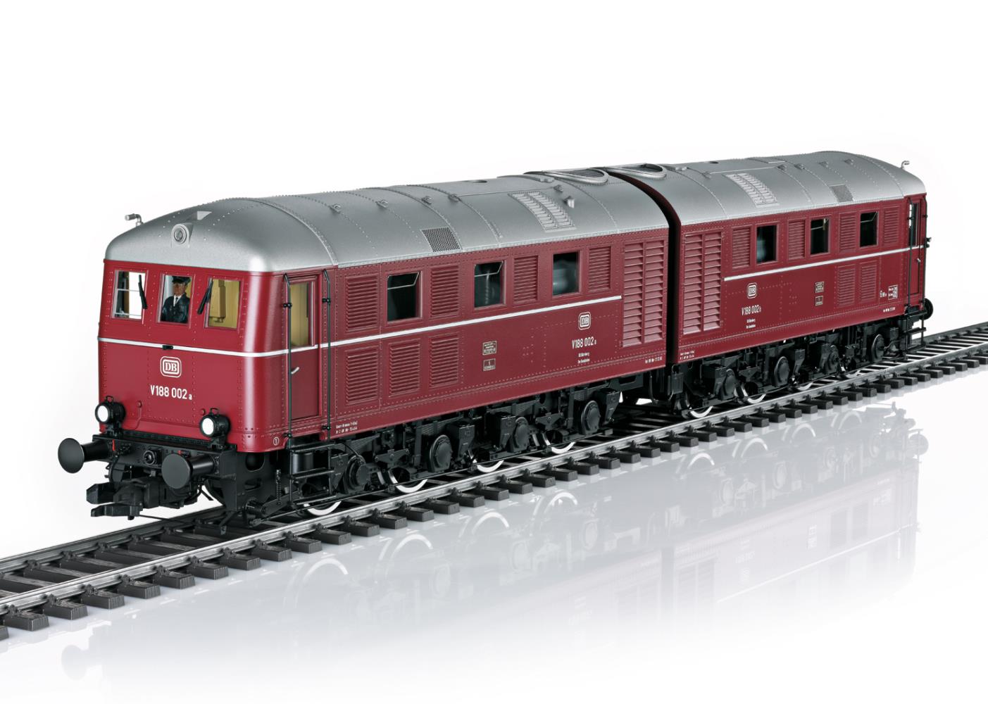 Märklin 55289 Diesellokomotive V 188 002 a/b DB Ep. IIIb Spur 1 Neu