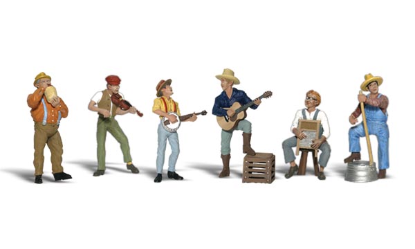 Woodland Scenics A2743 Musik nach alter Tradition 1:45 Spur 0 Neu OVP Figuren