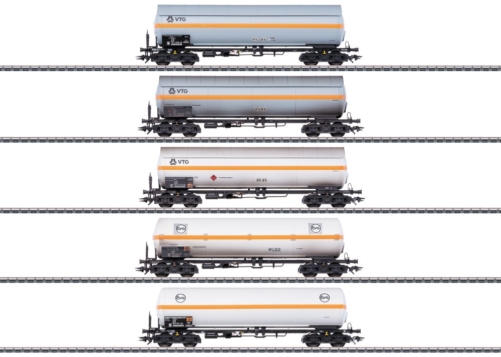 Märklin MHI 48480 Druckgas-Kesselwagen-Set VTG und Eva 1:87 Spur H0