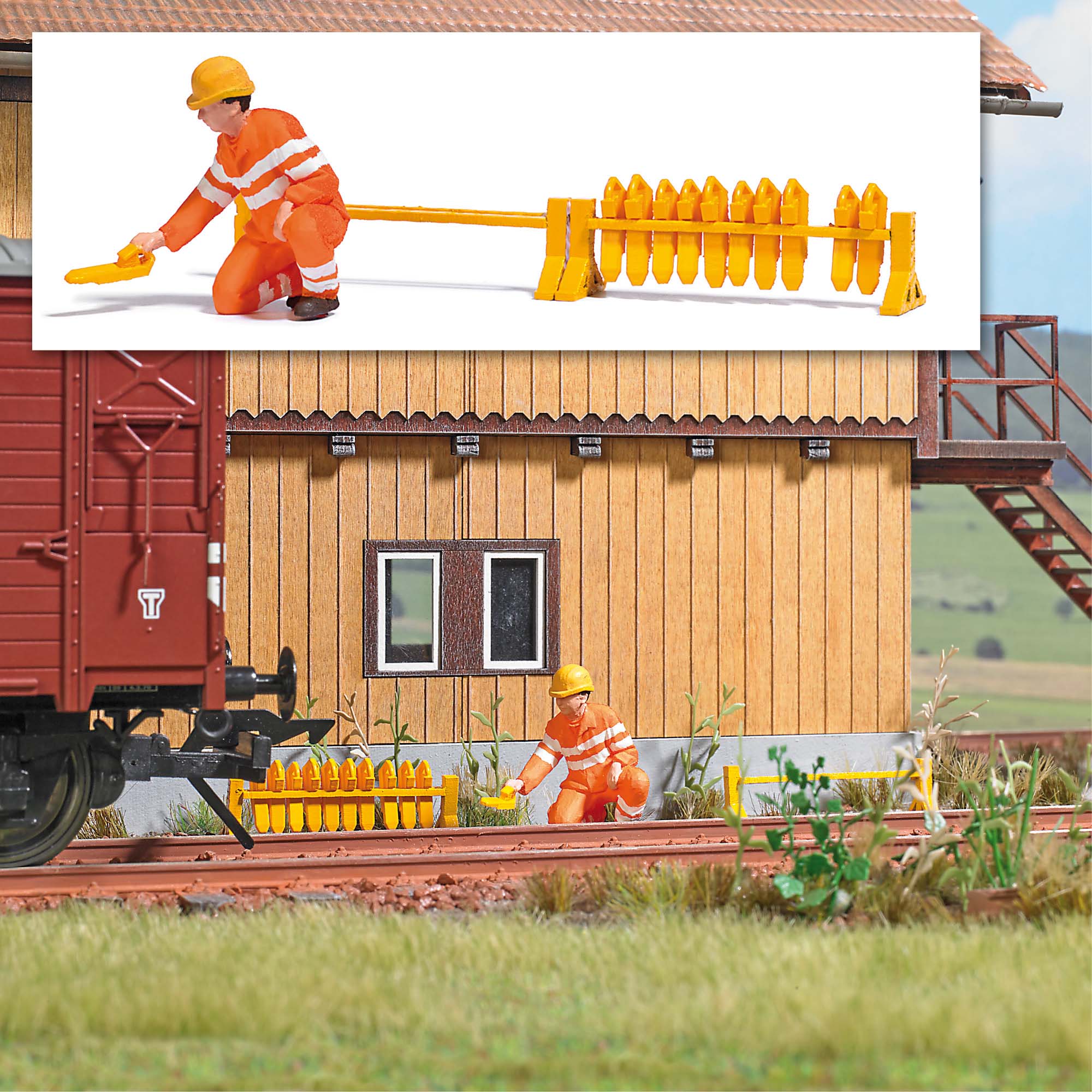 Busch 10701 Hemmschuhleger Epoche 5 1:45 Spur 0 Neu OVP