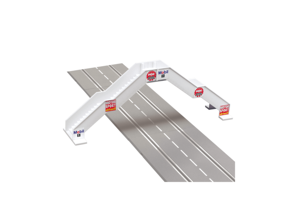 Carrera 20021119 Fußgängerbrücke (für 2 Spuren) 124/132 Evolution NEU