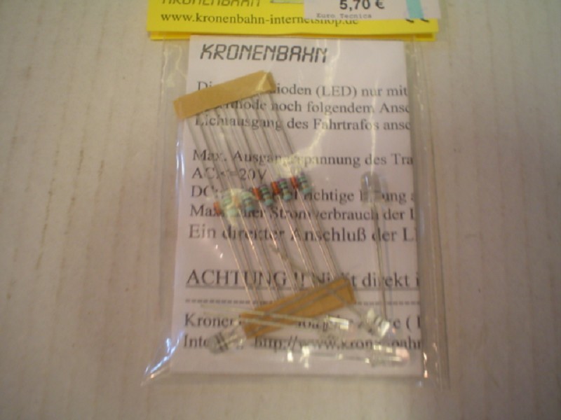 ArsTECNICA 8500503 LED grün 5mm, 5 Stck (Leuchtdioden)