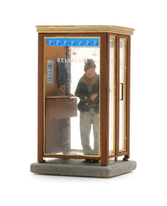 Artitec 387.652 Belgische Telefonzelle 1:87 Spur H0 Fertigmodell NEU