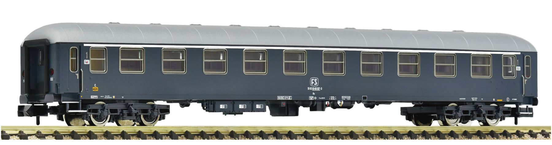 Fleischmann 863960 UIC-X-Schnellzugwagen 1. Klasse FS 1:160 Spur N DC