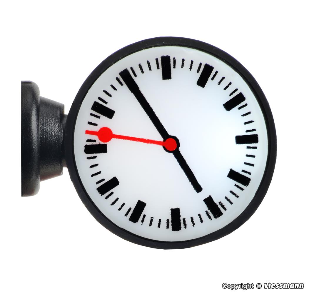 Viessmann 1383 Beleuchtete Bahnhofsuhr LED weiß 1:87 Spur H0 Neu