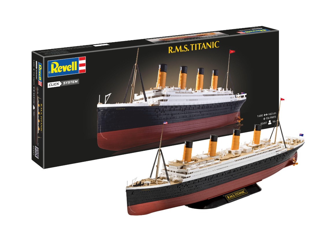 Revell 05497 R.M.S. Titanic Click System 1:600 Bausatz Neu OVP