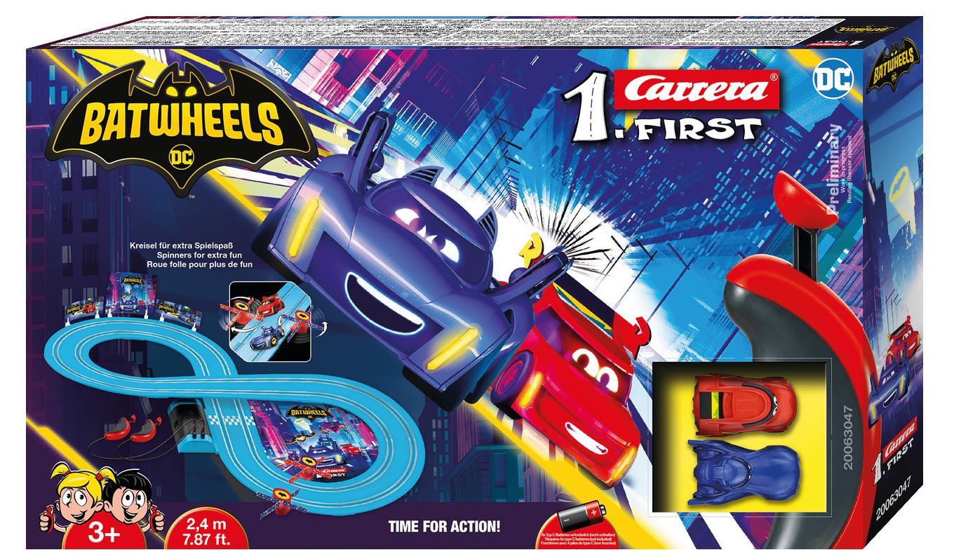 Carrera 20063047 Batwheels Time for Action Carrera First Neu OVP