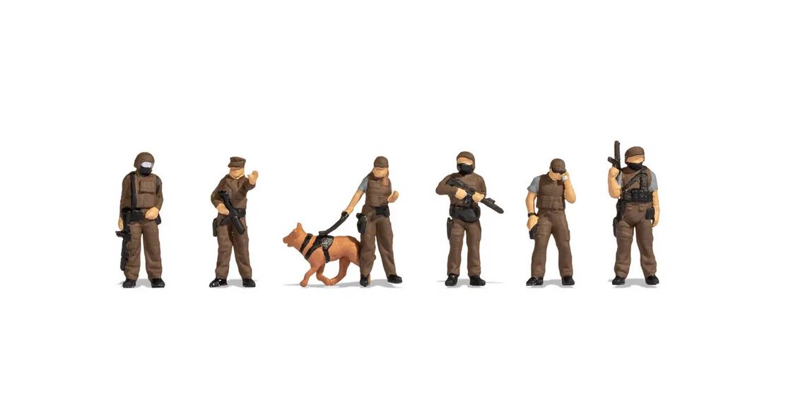 Noch 45079 Polizei Sondereinsatzkommando 1:120 Spur TT Neu OVP Figuren