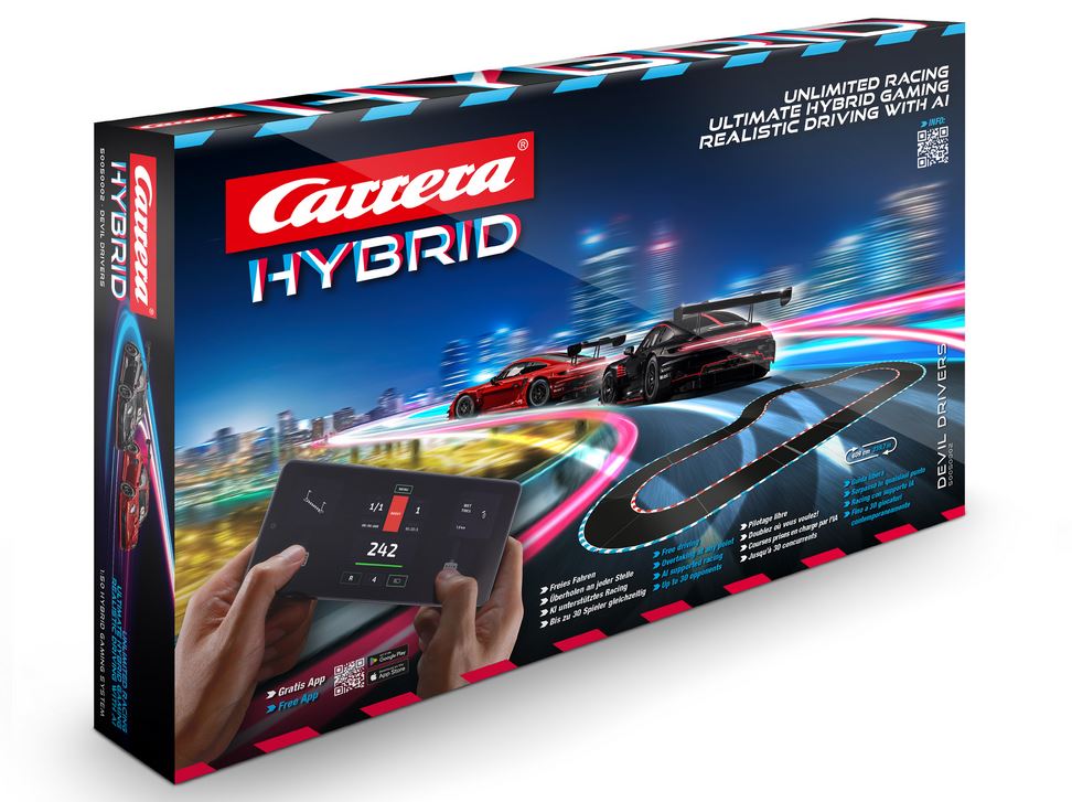 Carrera 50050002 Devil Drivers Carrera Hybrid Neu OVP