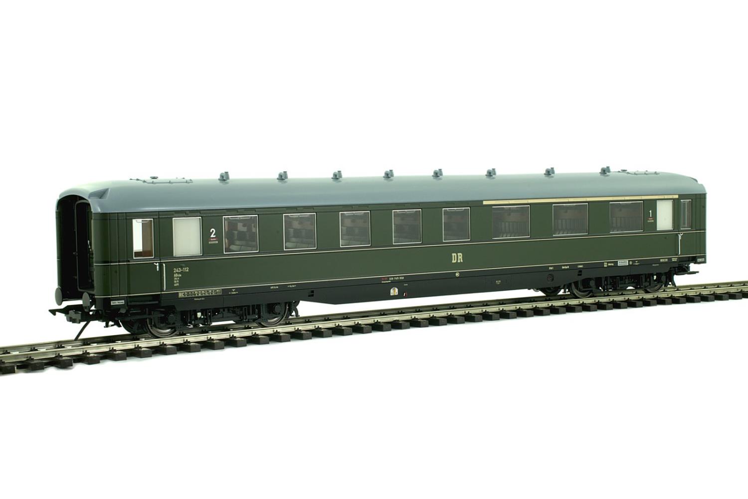 Lenz 41262-04 Schürzenwagen ABC4ü-39 1./2.Klasse DR 1:45 Spur 0