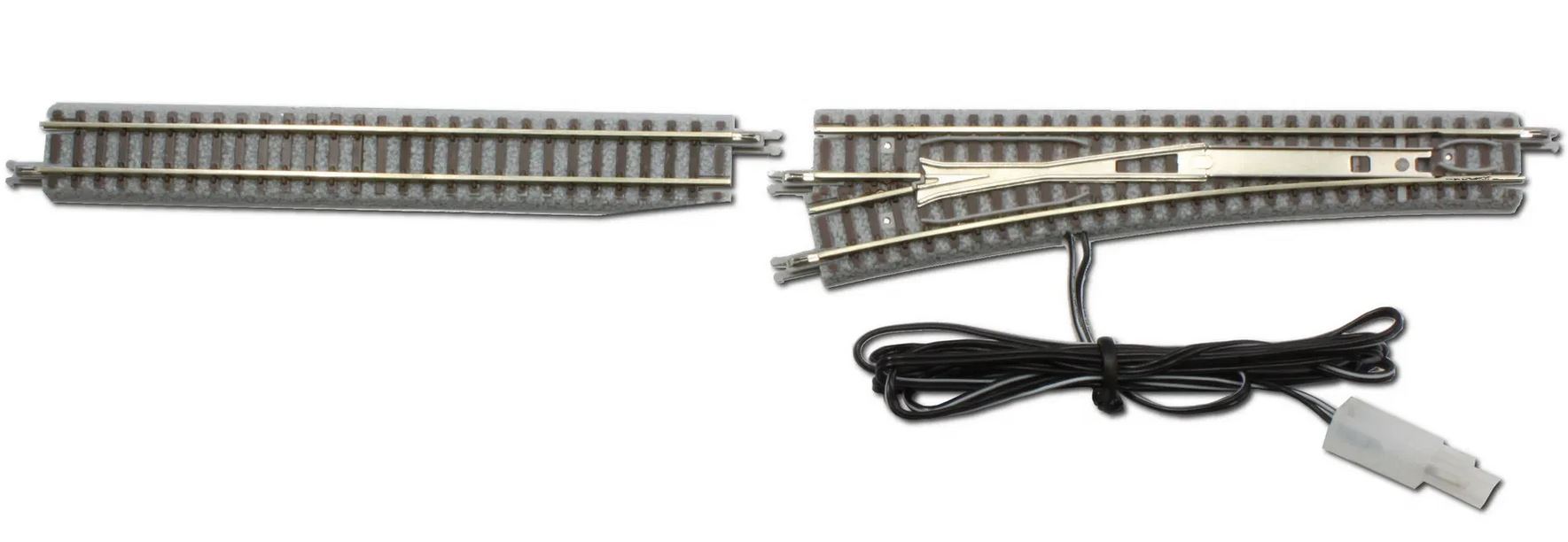 Rokuhan R039 E-Weiche links R490-13° 110mm 1:220 Spur Z Neu OVP