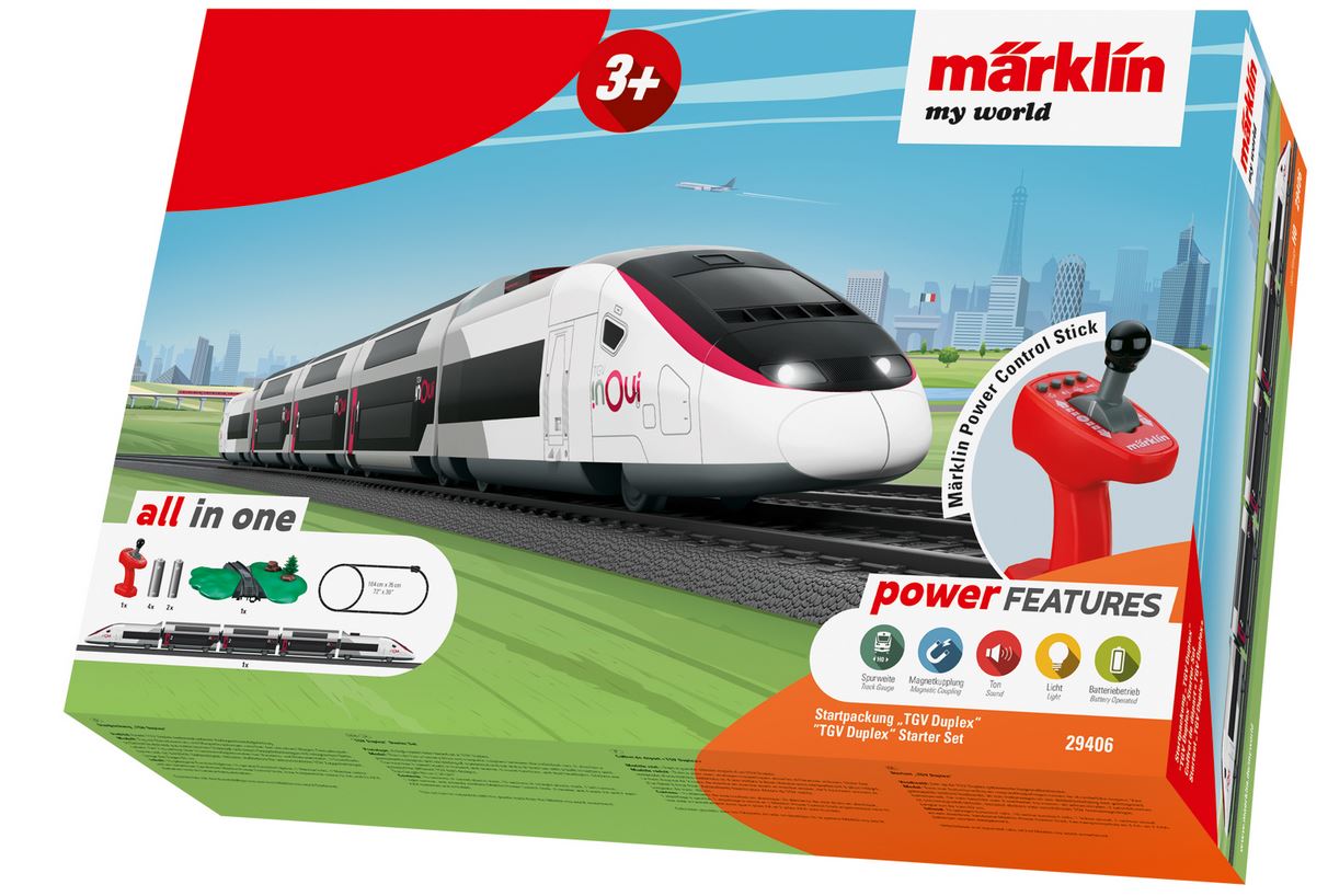 Märklin 29406 my world Startpackung TGV Duplex 1:87 Spur H0 Neu