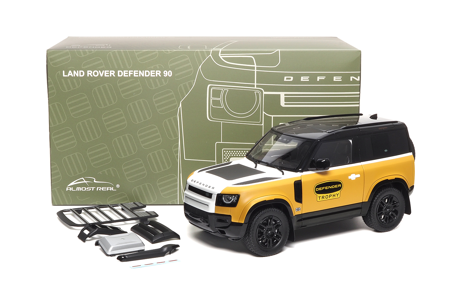 Almost Real 810710 LAND ROVER DEFENDER 90 2023 1:18 Standmodell